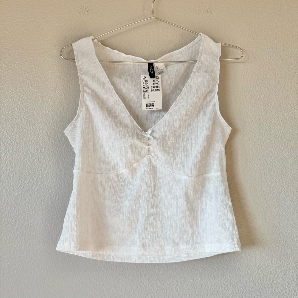 Divided Sleeveless Blouse Babydoll Dainty